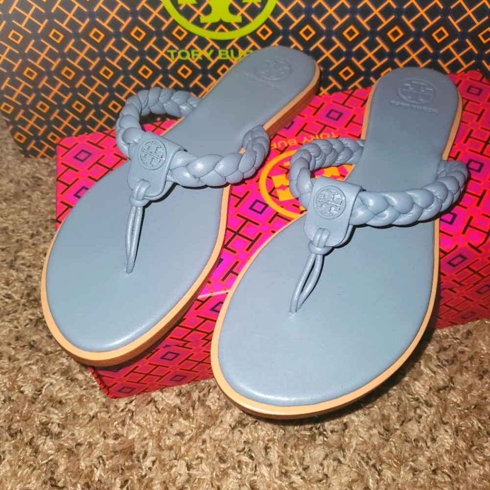 Tory Burch Miller Braided Brenton sandals